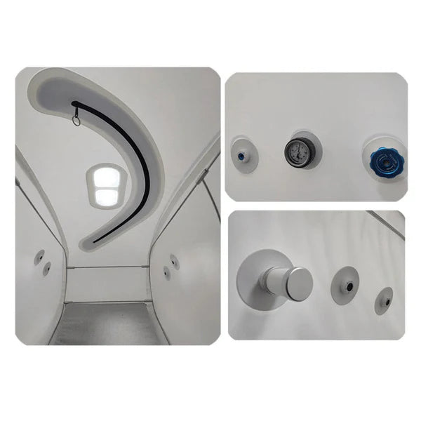 Oxyrevo Forward90 1.4 to 1.5 ATA Portable Sitting Hyperbaric Chamber