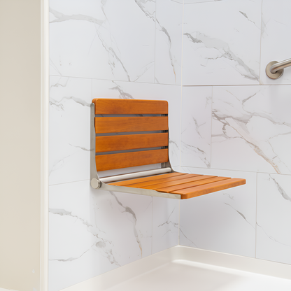 Teak Foldup Shower Seat