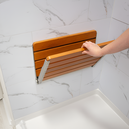 Teak Foldup Shower Seat