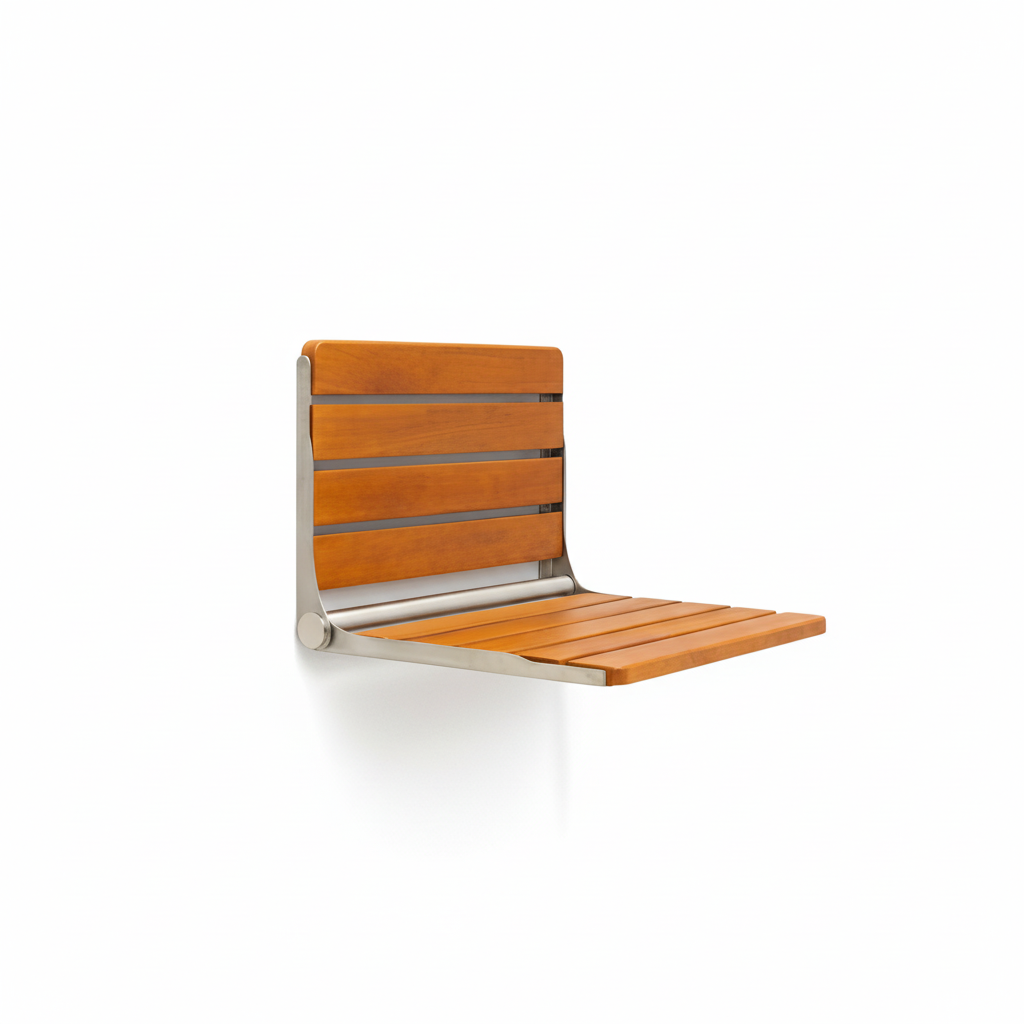 Teak Foldup Shower Seat